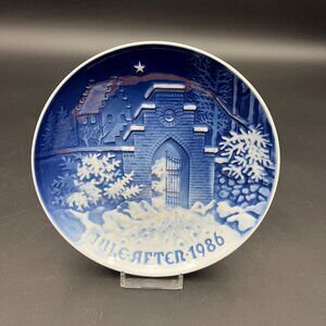 1986 Bing and Grondahl Christmas Plate, B&G